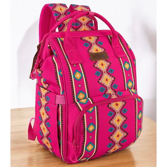 Wrangler Hot Pink Large Multi-use Backpack or Baby Travel Bag *Brand NEW in Box* - Picture 1 of 6